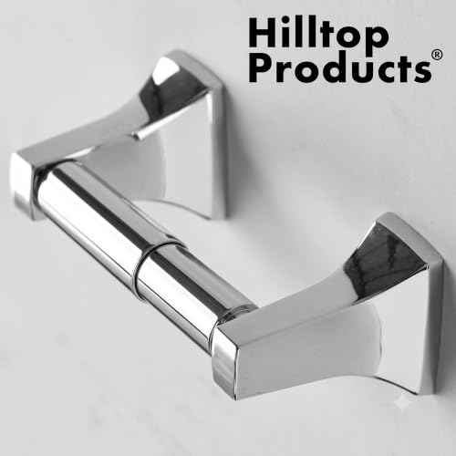 Universal Chrome Toilet Paper Holder Replacement Rod 2 Pack