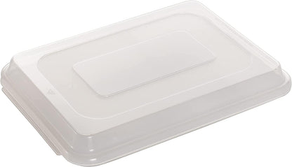 Nordic Ware Aluminum Commercial Cake Pan - Rectangle with Lid, Silver, 9 x 13 Inches