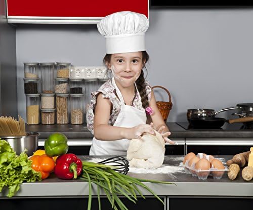 HIC Kitchen Kid’s Chef’s Hat, Heavyweight Cotton Twill