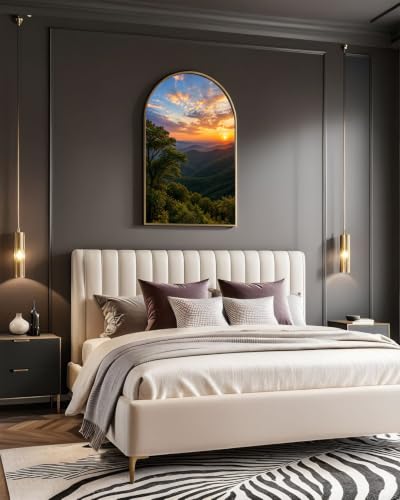 Blue Ridge Mountains Canvas Wall Art 20x32 Inches Rustic Home Decor