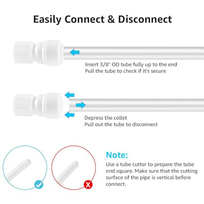 Ball Lock Keg Fittings - Quick Disconnects for 3/8" Beer Line, Homebrew