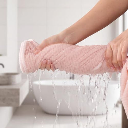 Microfiber Bath Sheet 35x70in Pink - Quick Dry & Soft Spa Towel - Pink02