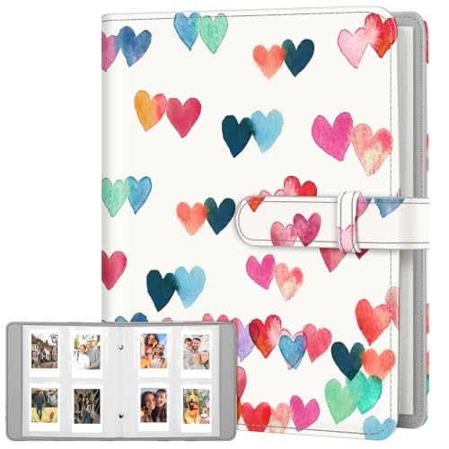 Fintie Photo Album for 2x3 Inch Instax Mini Films Raining Hearts Variation - 320 Pockets