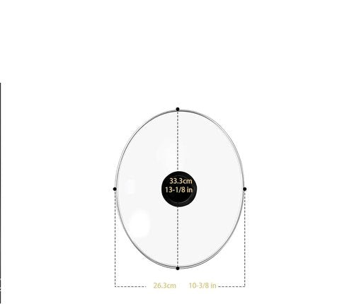 EFP Glass Lid for Rival Crock Pot 8 Quart SCV800 SCV803 Slow Cooker Oval Lid