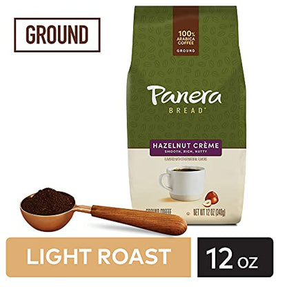 Panera Hazelnut Crème, Ground Coffee, Flavored Coffee, Bagged 12oz.