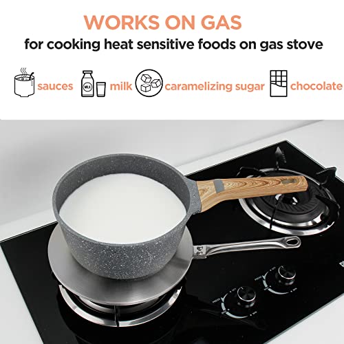 9.45inch Induction Adapter Stainless Steel Plate Fixed Handle Heat Diffuser for Induction Electric Gas Glass Cooktop