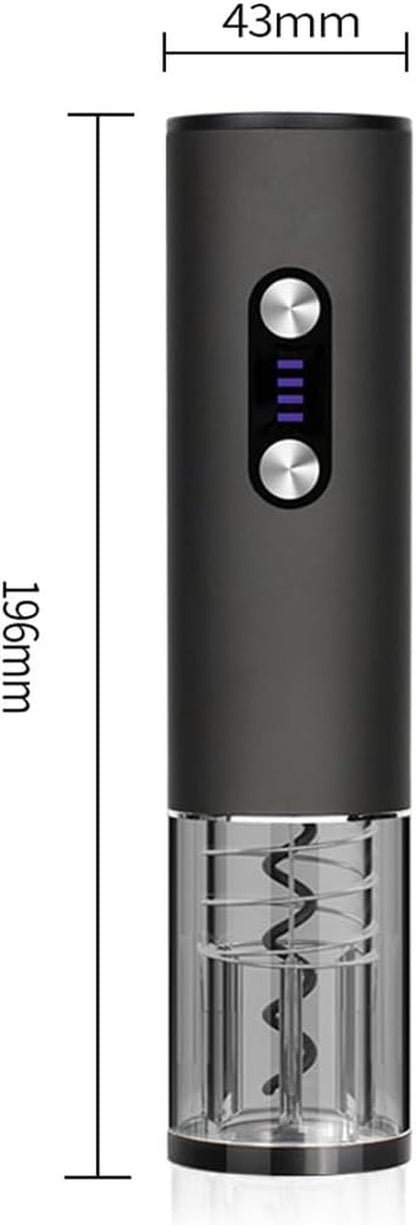 Electric Wine Opener Wine Gifts Bottle Openers Kit with Foil Cutter, Wine Aerator Pourer, Vacuum Stopper USB C Rechargeable Cordless Electric Wine Corkscrew Gift Set