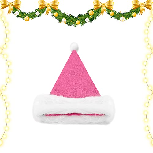 Silver Sequin Christmas Hat for Adults Unisex Holiday Costume