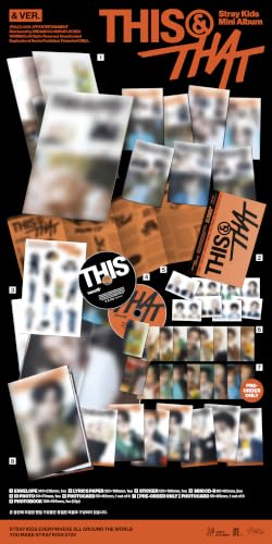 Stray Kids THIS & THAT Mini Album BANG CHAN Ver. 10th K-pop CD Pre-Order