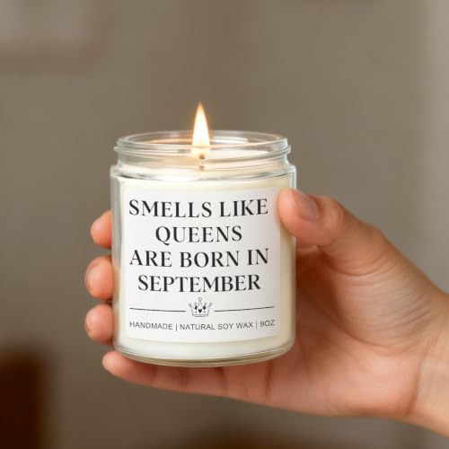 September Birthday Candle for Women Men - 20th 30th 40th Gifts - Variation of THIS listing