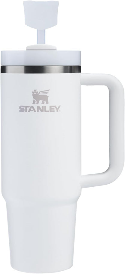 Stanley Quencher Stay Smooth Straw Topper 2-Pack - Ergonomic Silicone Cap for Tumbler | BPA-Free, Clear