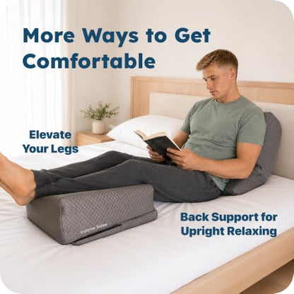 Calma Side Sleeper Pillow for Shoulder Pain Relief - Extra Long, Adjustable Support