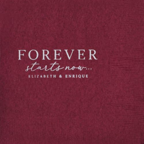 Personalized Cocktail Napkins 50 Pack - Custom Name, Logo, Date, Monogram | Rush 24-Hour Service