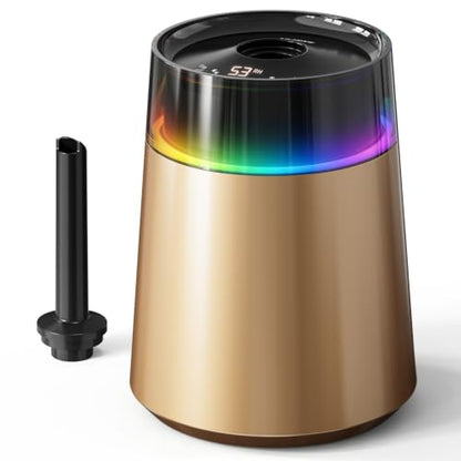 8L Stainless Steel Cool Mist Humidifier for Large Rooms - Rose Gold