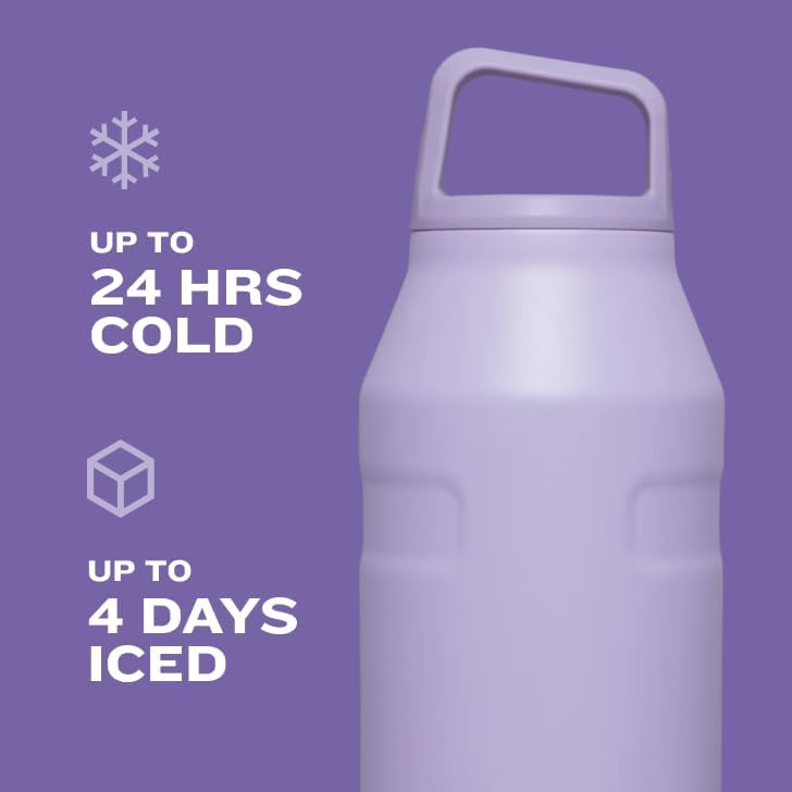 Stanley IceFlow Water Bottle - Insulated Stainless Steel | Lightweight & Leakproof | Wide Mouth Twist Lid