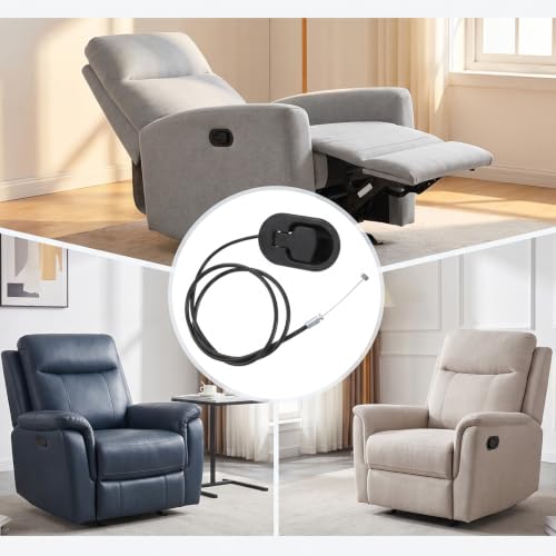 Heavy-Duty Metal Recliner Handle Replacement Parts with Cable
