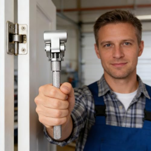 Adjustable Stainless Steel Door Hinge Tool for Sagging Doors