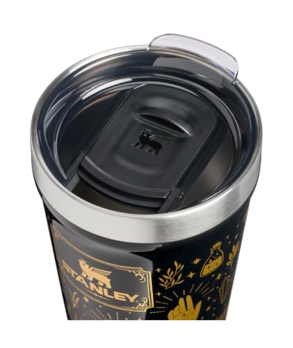 Insulated 16 oz Tumbler with Lid - Black Magic