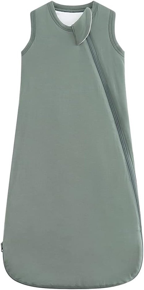 HAPIU Baby Sleep Sack - Unisex Bamboo Rayon, 2-Way Premium Zipper, TOG 1.0 Wearable Blanket