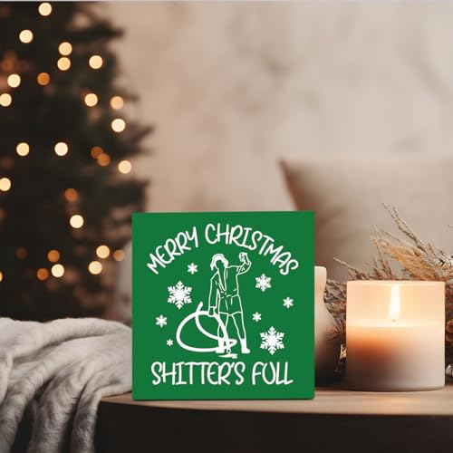 Fun Xmas Sign Christmas Vacation Decor - Istma Variation (5x5 Inches)