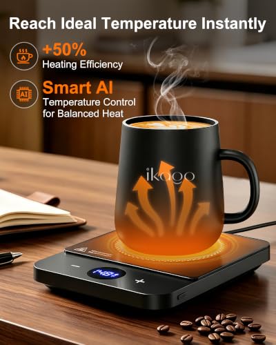 Coffee Mug Warmer with Precise Temperature Control, Auto Shut Off