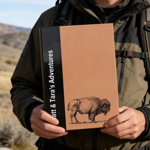 Personalized National Park Map Binder with Custom Cover and Refill Pages
