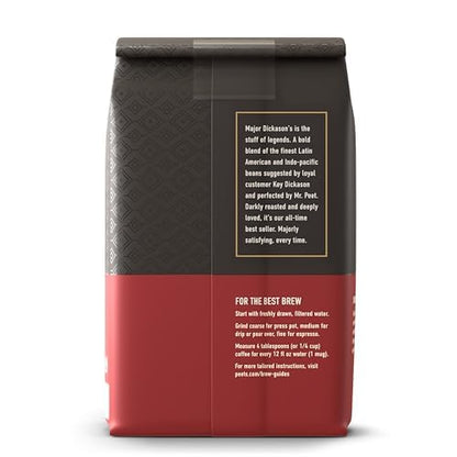 Peet's Coffee - USDA Organic Dark Roast Ground Coffee | 100% Arabica - French Roast 18 Ounce Bag