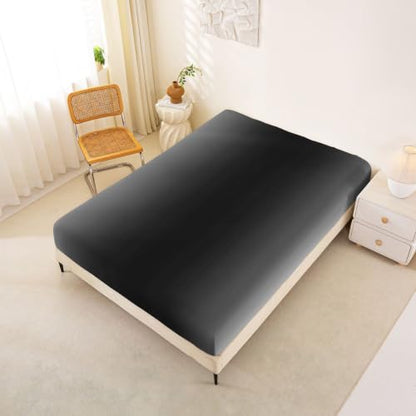 Full Size Fitted Bed Sheet Set with Pillowcases, 16-Inch Deep Pocket Microfiber Bedding for Kids & Teens