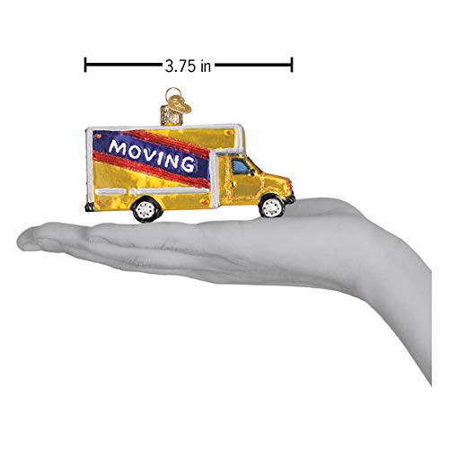 Old World Christmas Moving Truck Glass Ornament - Housewarming Gift