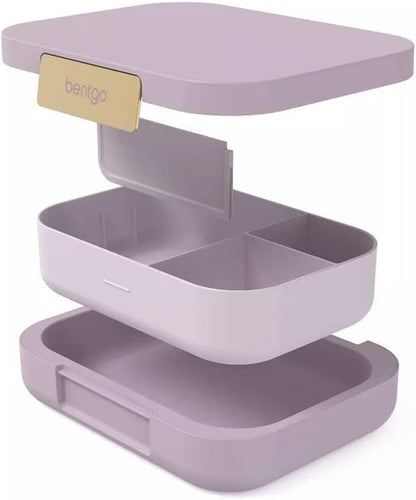 Bentgo Modern Bento Lunch Box - Leak-Resistant, 5.5 Cup Capacity, 3-4 Compartments | BPA-Free, Dishwasher Safe (Orchid)