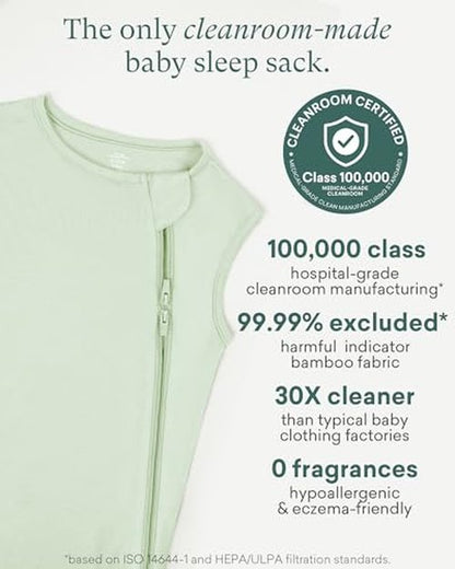 PurComfy Supersoft Sleep Sack 0.5 TOG, Premium Bamboo Viscose Baby Sleeping Bag, Lightweight Sleep Sack 0-3 Months (Whale)