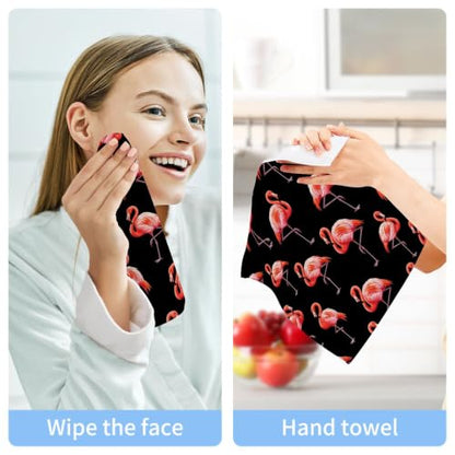Cotton Washcloths 2 Pack - Soft Absorbent Fingertip Towels for Bathroom & Spa - Variation 4