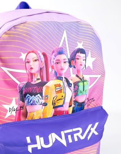 Pink K-Pop Girl Cartoon Backpack for Kids - School & Daypack