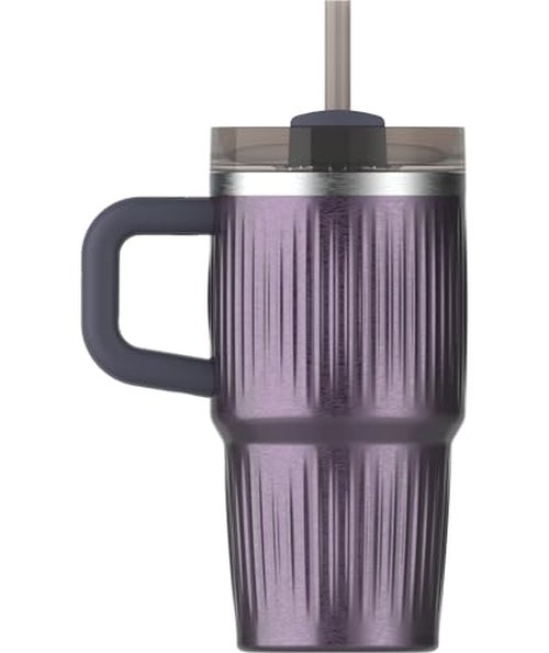 STANLEY Quencher H2.0 Tumbler with Handle and Straw 20 oz | Flowstate 3-Position Lid | Cup Holder Compatible for Travel | Insulated Stainless Steel Cup | BPA-Free | Fluted Wisteria Shine