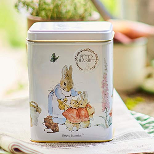 New English Teas Beatrix Potter Peter Rabbit Flopsy Bunnies Tea Tin with 40 English Afternoon Teabags