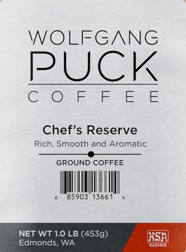 Wolfgang Puck Coffee, Chef's Reserve, Ground, 1 lb. bag (Pack of 1)