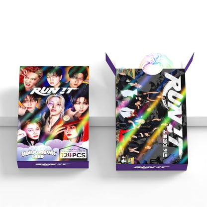 Stray Kids Photocards Set with Stickers - 124 PCS KPOP Fan Collectibles