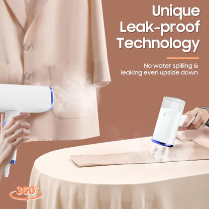 Portable Handheld Garment Steamer Iron for Clothes - Foldable 1000W