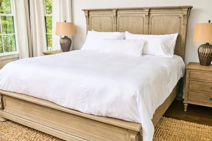 King Size Rayon Bamboo Pillowcases - 300 Thread Count White, Silky & Breathable