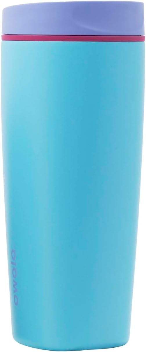 Owala SmoothSip 20 oz Insulated Stainless Steel Coffee Tumbler - Reusable Hot & Iced Coffee Cup in Bloom