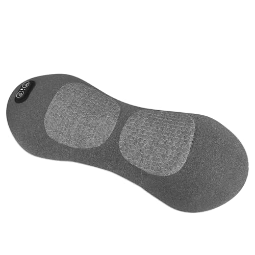 USUIE 3-in-1 Electric Lumbar Support Pillow with Heat & Massage - Dark Grey