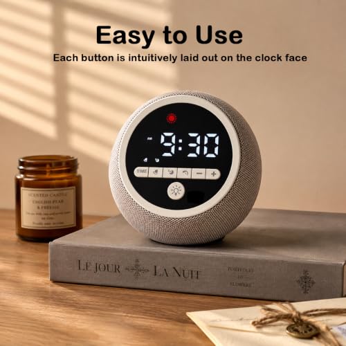 Kids Sleep Training Alarm Clock with Sun and Moon Night Light and Nap Timer