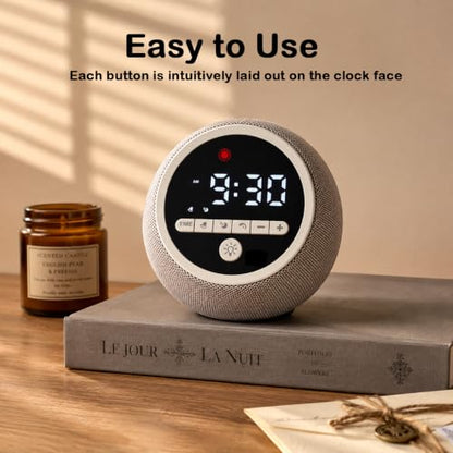 Kids Sleep Training Alarm Clock with Sun and Moon Night Light and Nap Timer