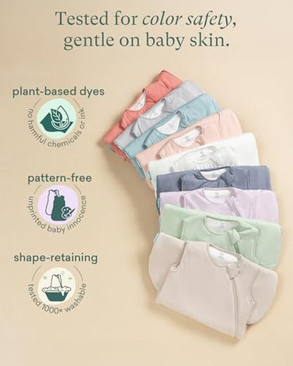 PurComfy Supersoft Sleep Sack 0.5 TOG, Premium Bamboo Viscose Baby Sleeping Bag, Lightweight Sleep Sack 0-3 Months (Whale)