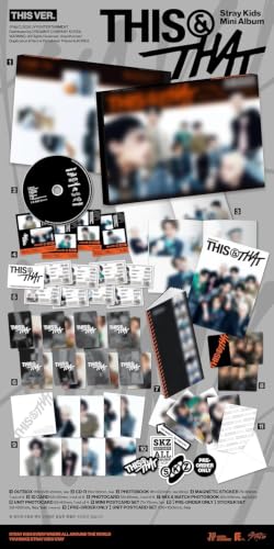 Stray Kids 10th Mini Album THIS & THAT SKZ K-pop Music CD & Photo Set
