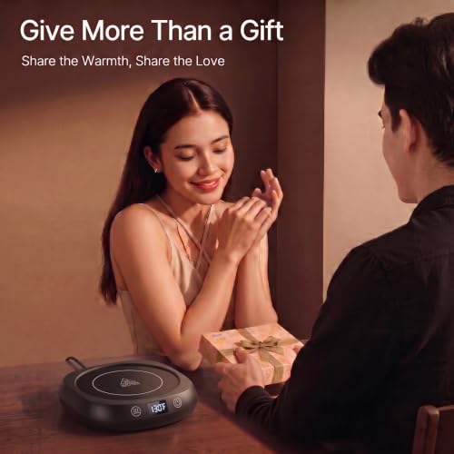 9-Level Electric Mug Warmer for Desk - Fast Coffee & Candle Heating with Touch Control