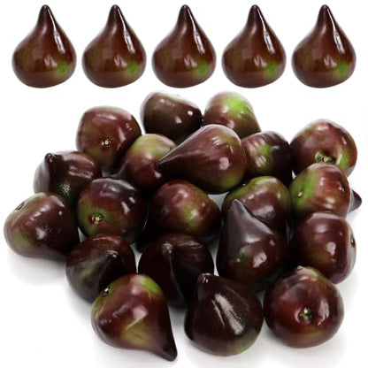Artificial Figs Set - Realistic Decorative Fruit for Home & Retail Display