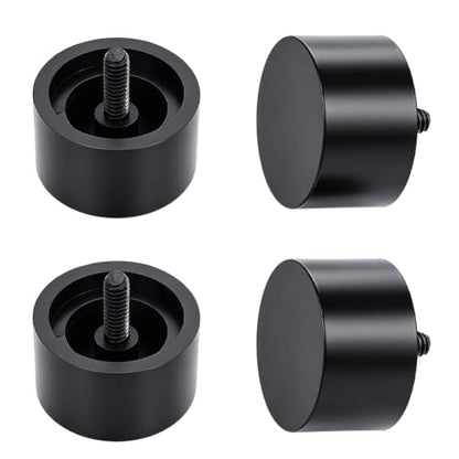 4 Pcs Black Plastic Curtain Rod Finials 34mm Diameter for Roman & Window Treatment Variation of THIS listing