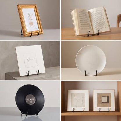 15 Pack Metal Plate Display Stands for Decorative 6-inch Plates