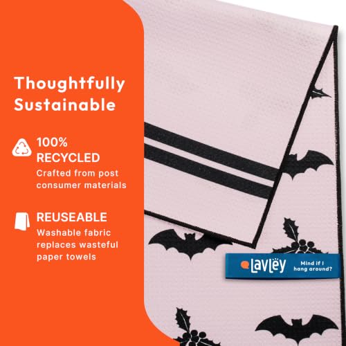 Sorta Merry Sorta Spooky Christmas Halloween Microfiber Kitchen Towel - Variation of THIS listing